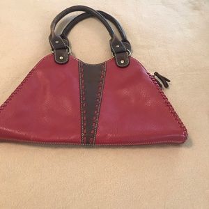 Sophia Visconti leather shoulder bag.